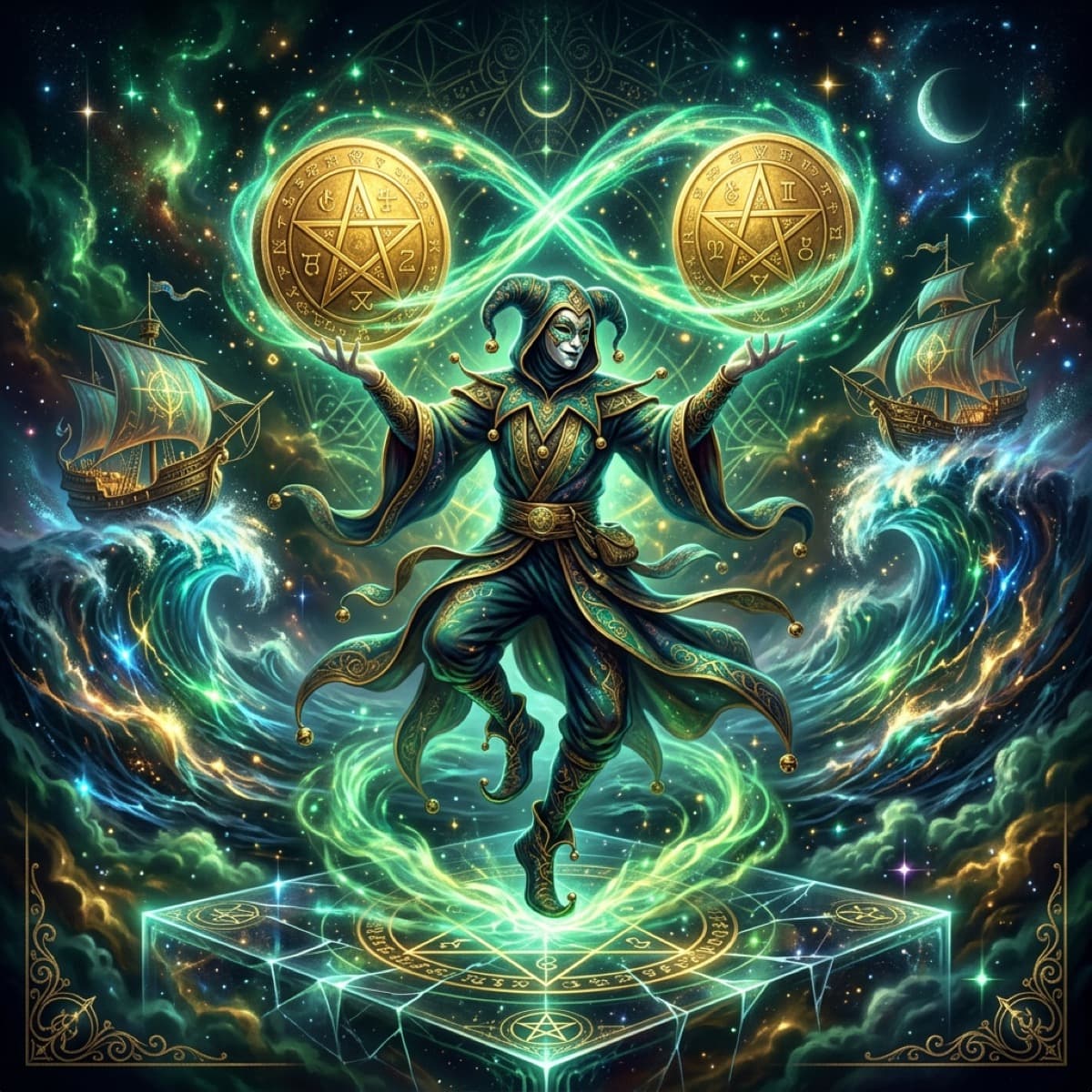 tarot two of pentacles